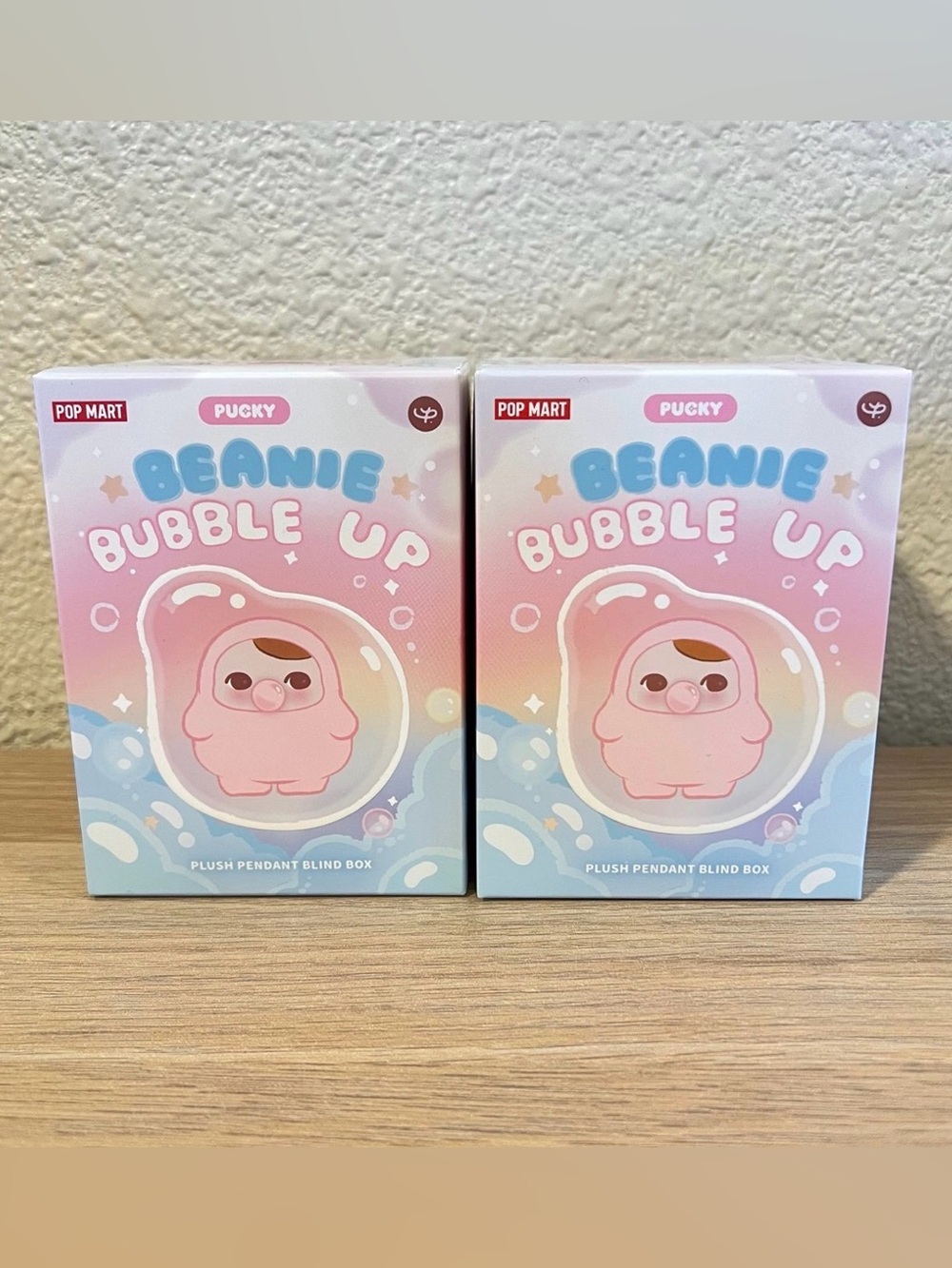 NWT Authentic POP MART PUCKY Beanie Bubble Up Series Plush Pendant Blind Box